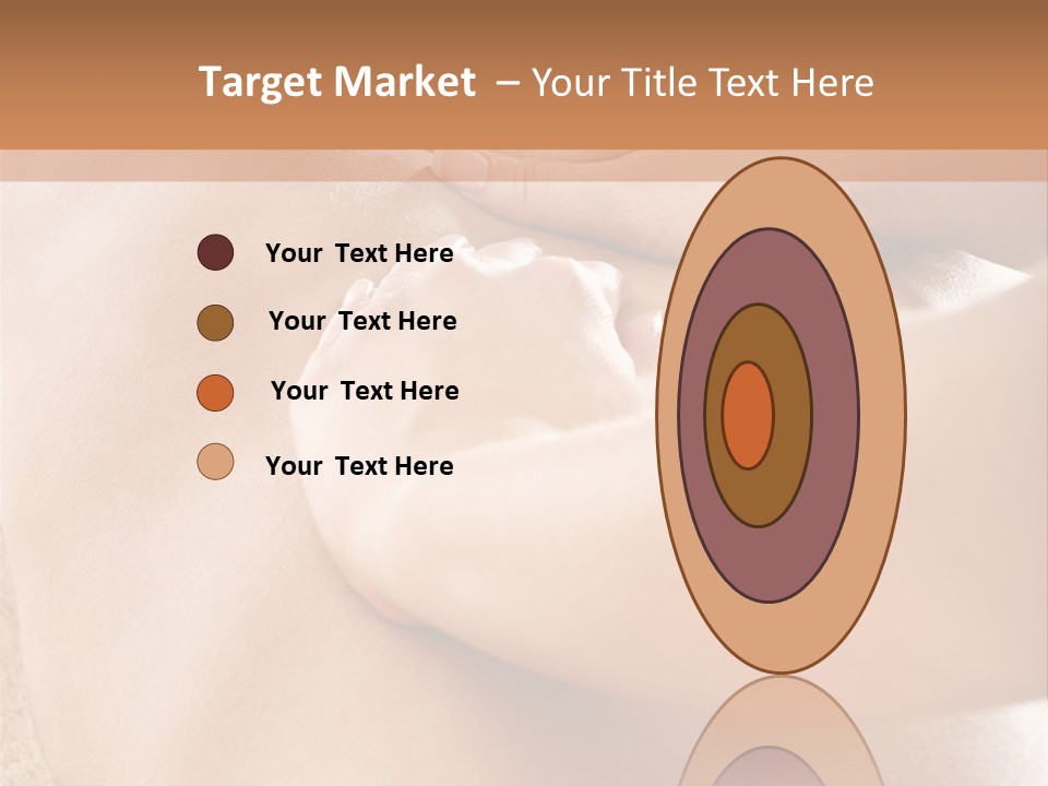 Treatment Young Woman Pamper PowerPoint Template