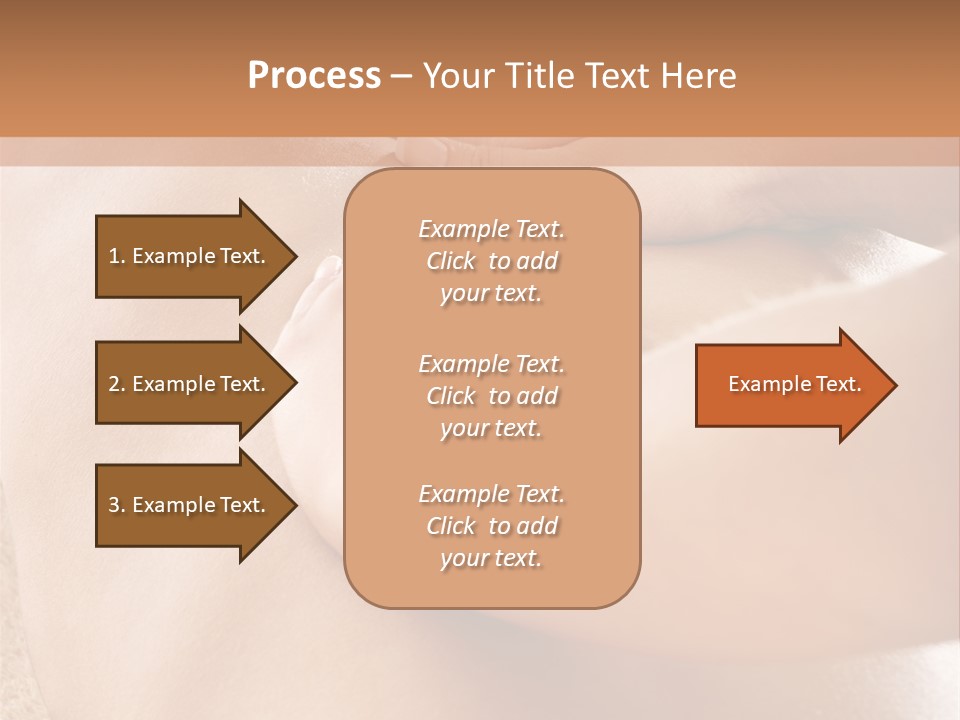 Treatment Young Woman Pamper PowerPoint Template