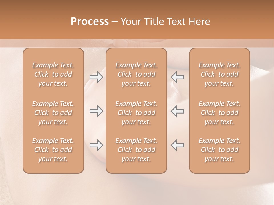 Treatment Young Woman Pamper PowerPoint Template