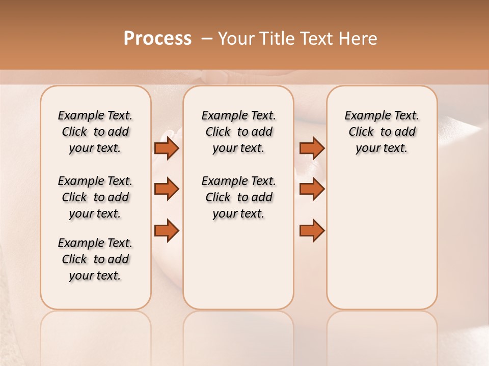 Treatment Young Woman Pamper PowerPoint Template
