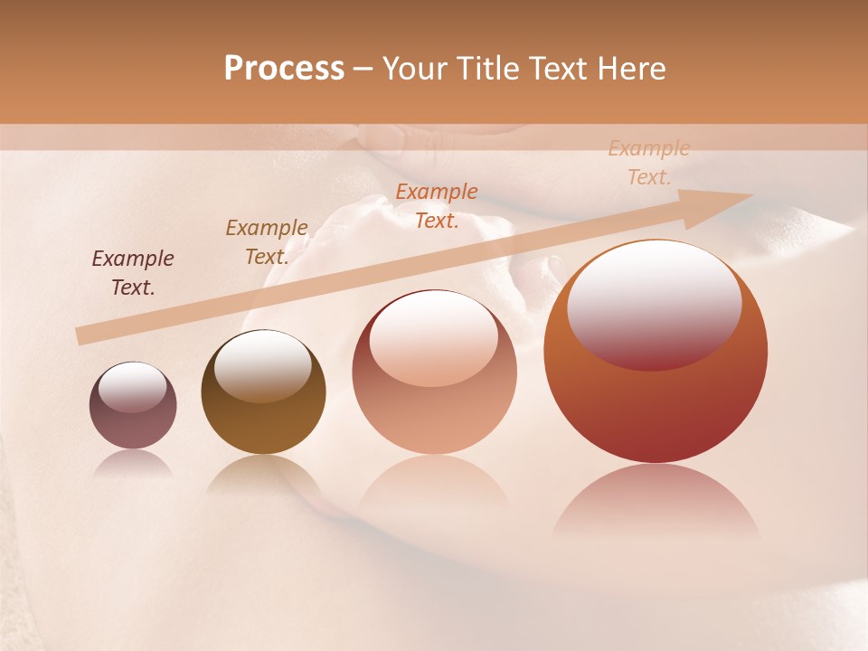 Treatment Young Woman Pamper PowerPoint Template