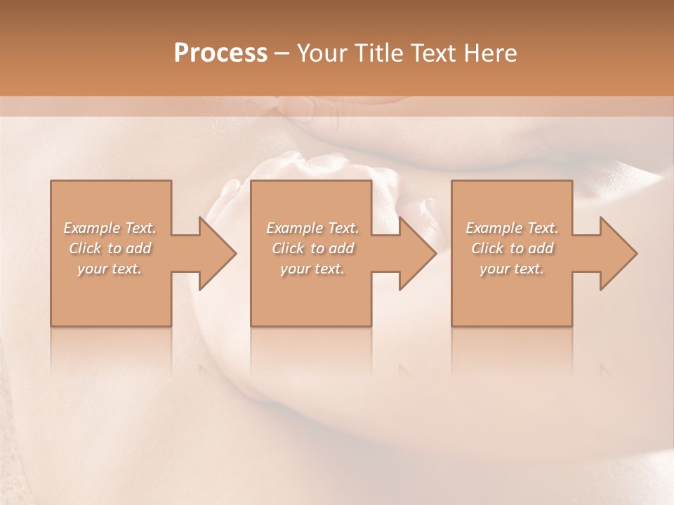 Treatment Young Woman Pamper PowerPoint Template