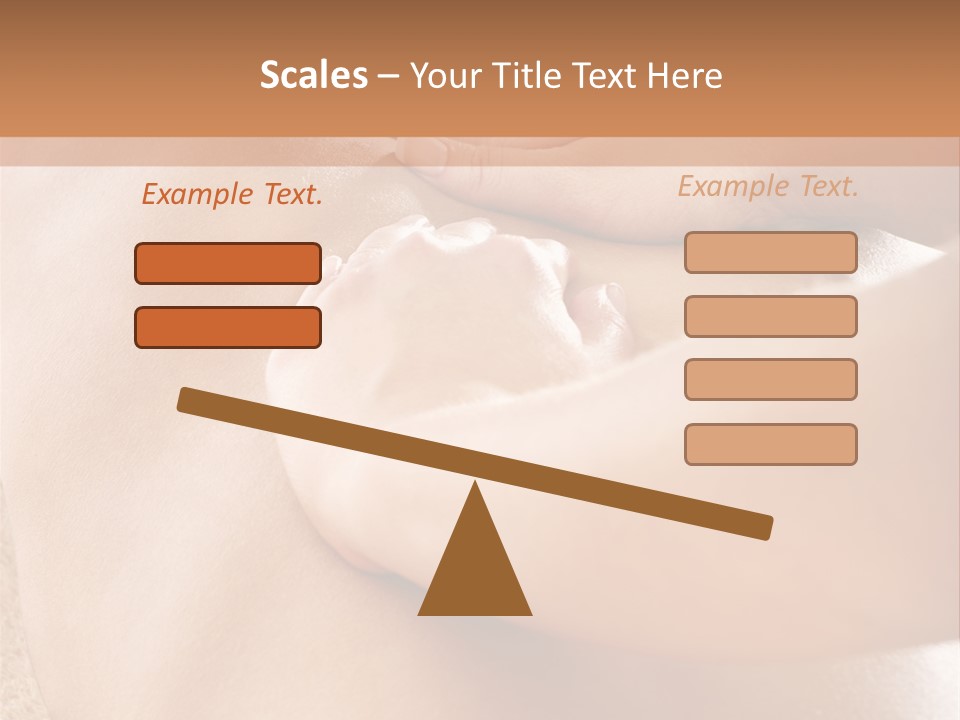 Treatment Young Woman Pamper PowerPoint Template