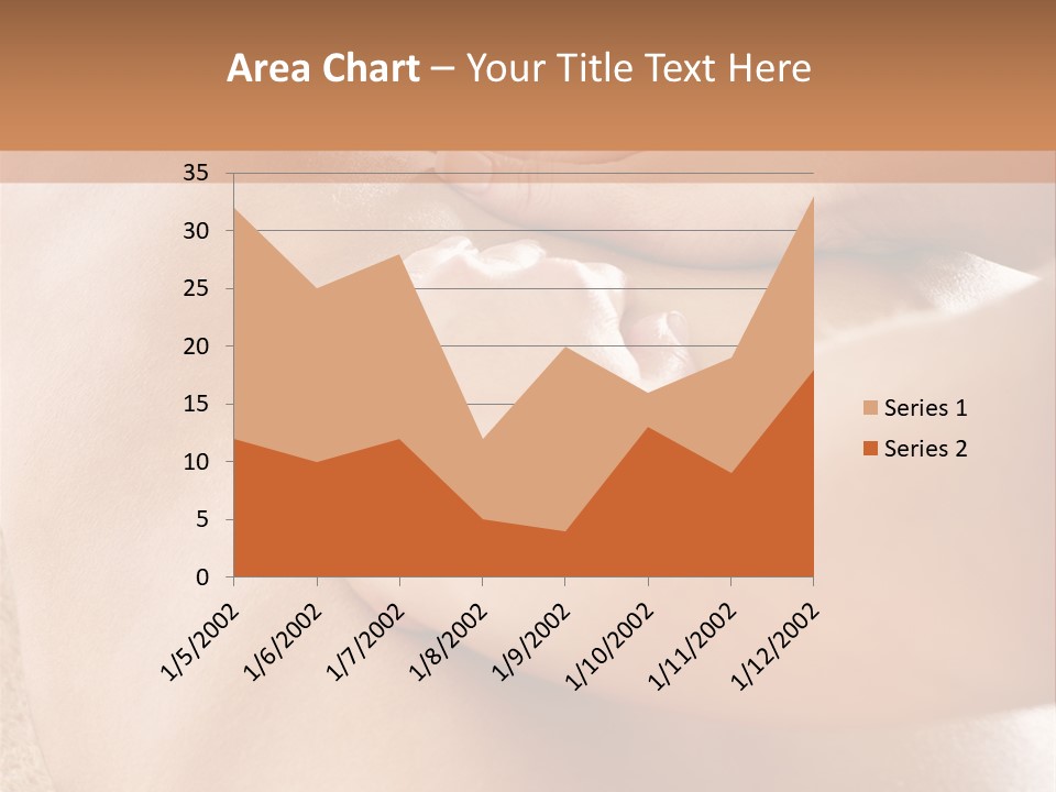 Treatment Young Woman Pamper PowerPoint Template
