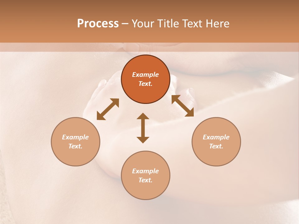 Treatment Young Woman Pamper PowerPoint Template