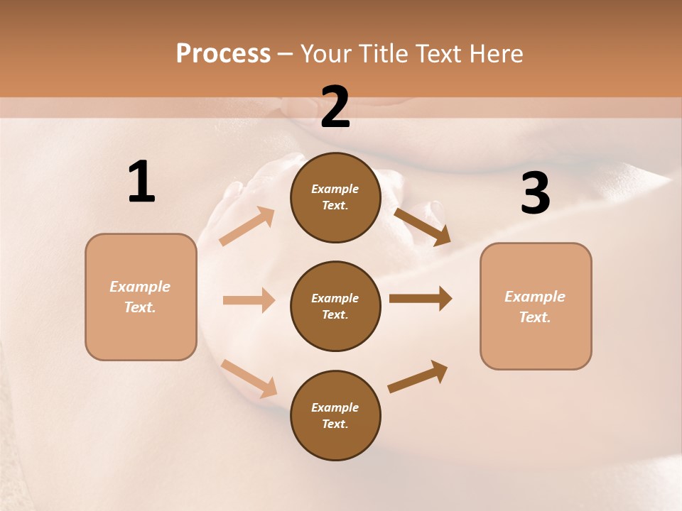 Treatment Young Woman Pamper PowerPoint Template