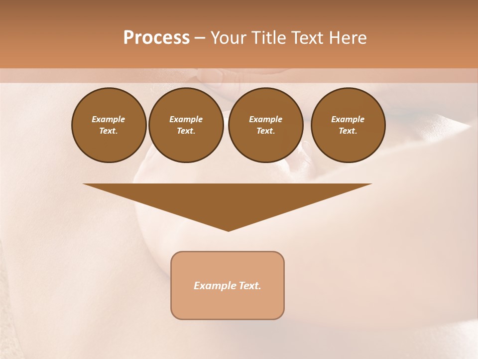 Treatment Young Woman Pamper PowerPoint Template