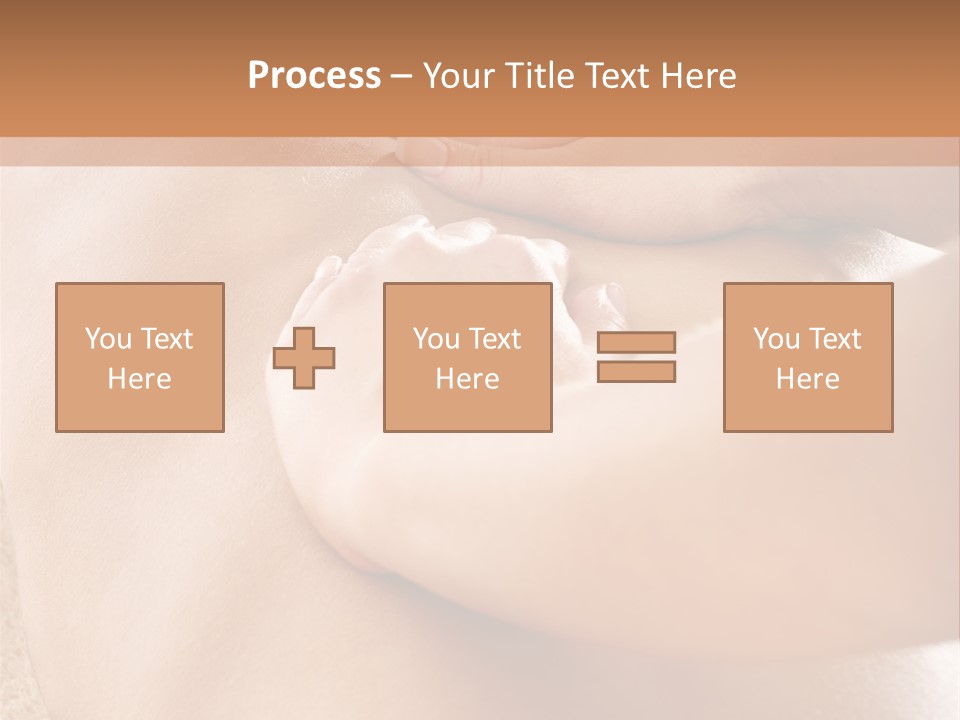 Treatment Young Woman Pamper PowerPoint Template