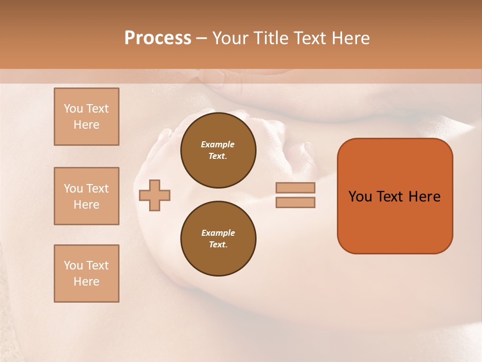 Treatment Young Woman Pamper PowerPoint Template