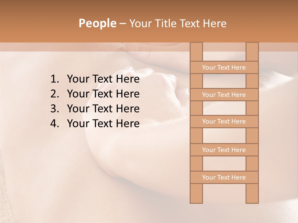 Treatment Young Woman Pamper PowerPoint Template