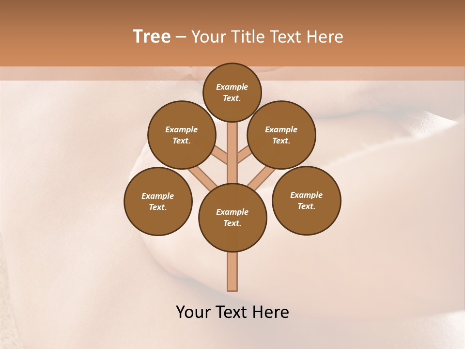 Treatment Young Woman Pamper PowerPoint Template