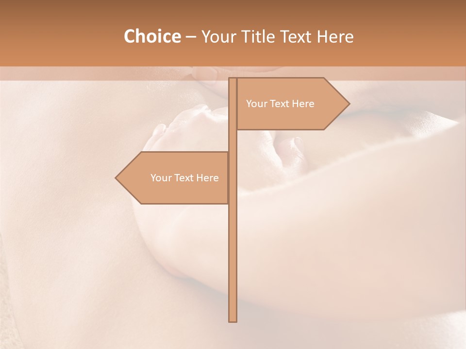 Treatment Young Woman Pamper PowerPoint Template