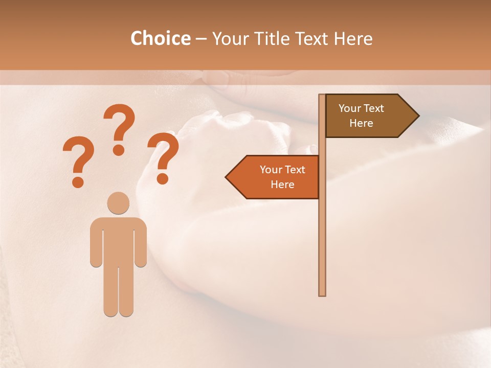 Treatment Young Woman Pamper PowerPoint Template