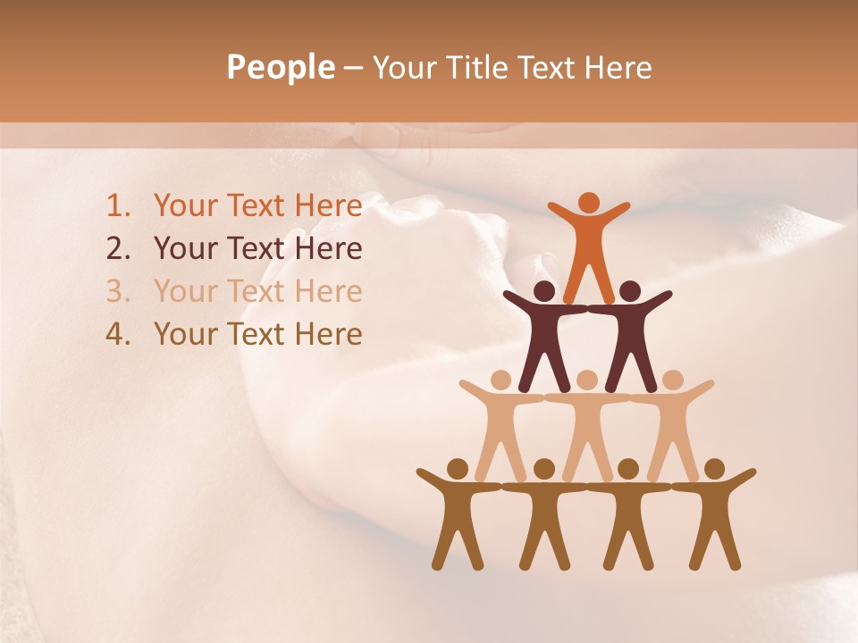 Treatment Young Woman Pamper PowerPoint Template