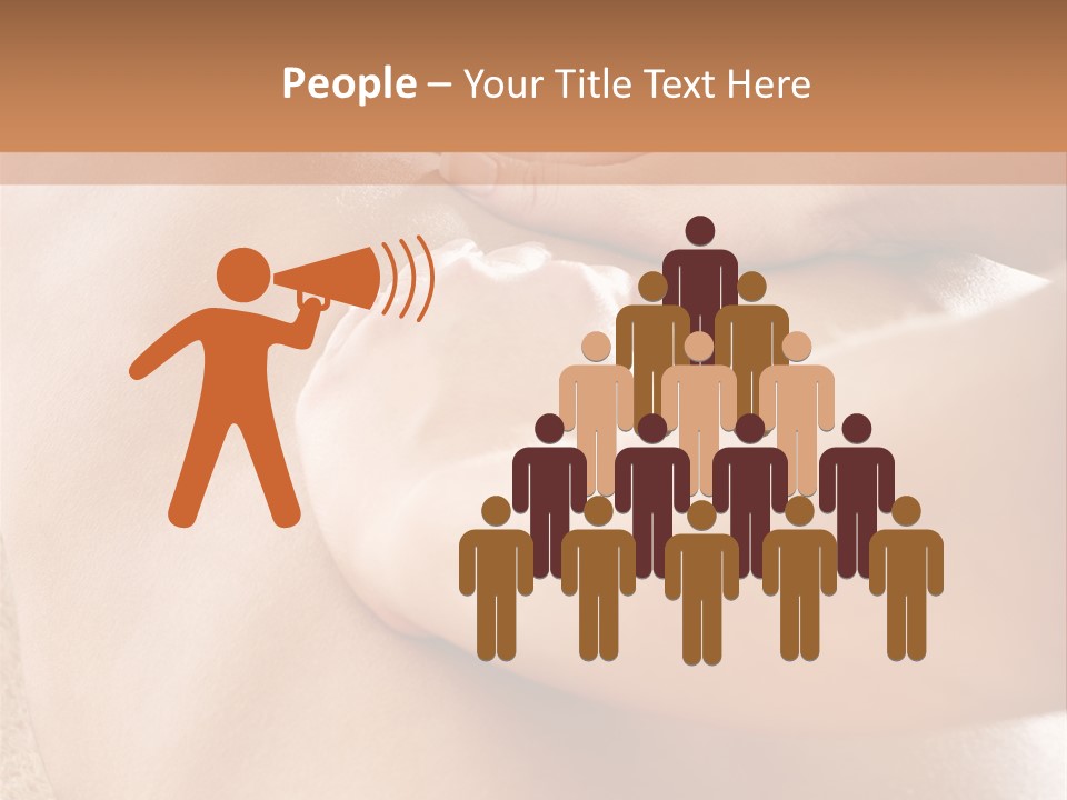 Treatment Young Woman Pamper PowerPoint Template