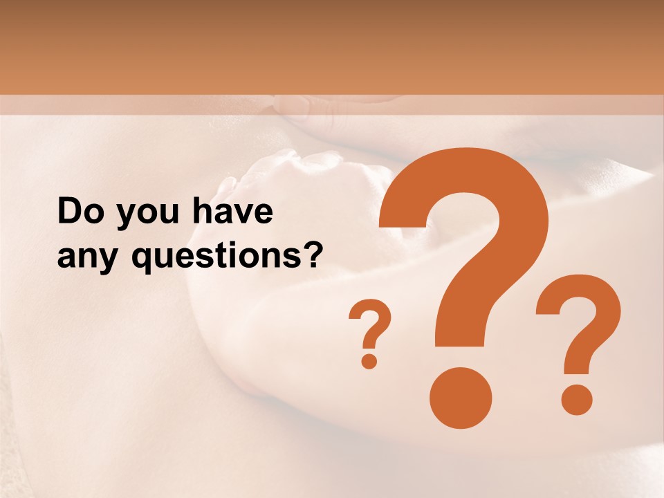 Treatment Young Woman Pamper PowerPoint Template