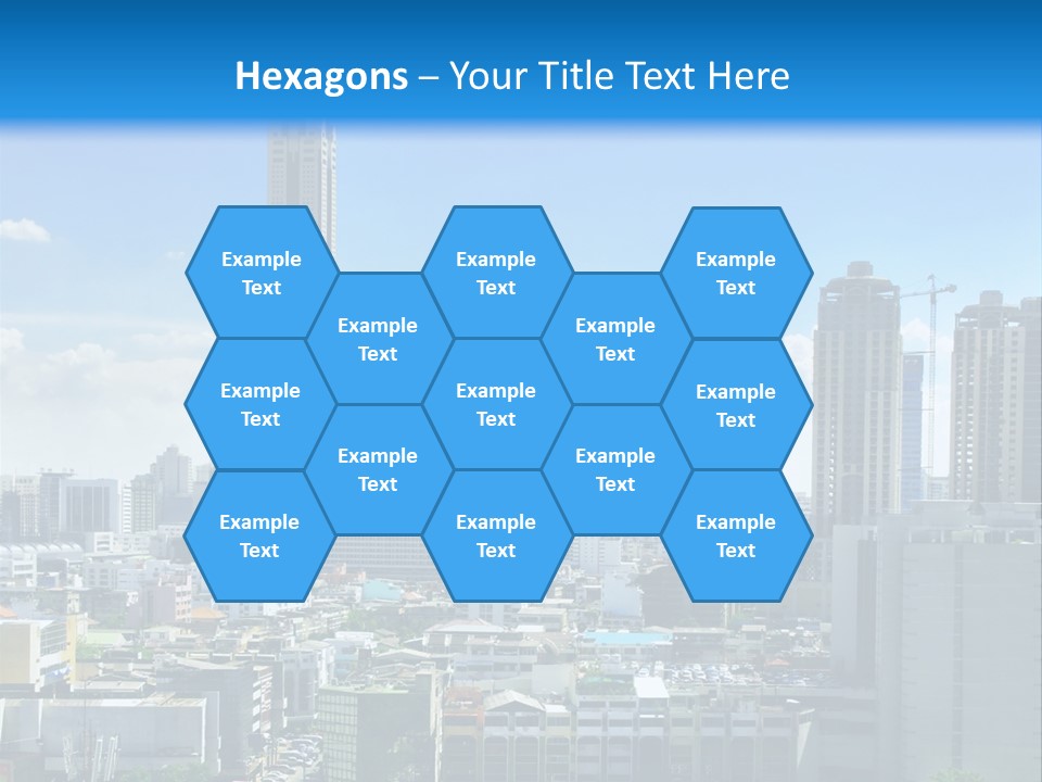 High Cars Downtown PowerPoint Template