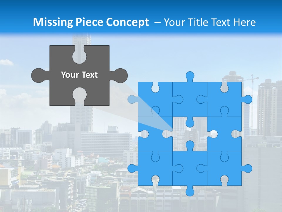 High Cars Downtown PowerPoint Template