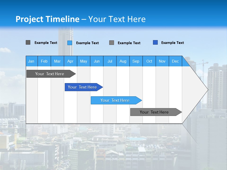 High Cars Downtown PowerPoint Template