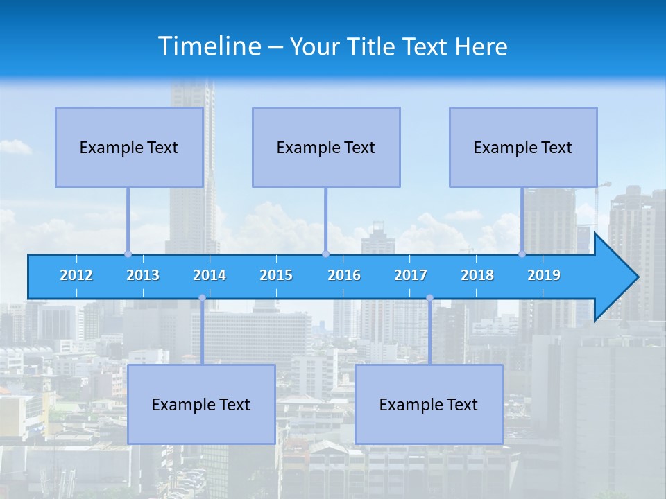 High Cars Downtown PowerPoint Template