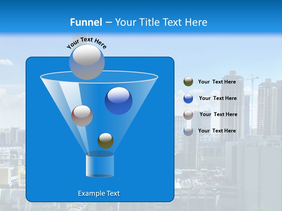 High Cars Downtown PowerPoint Template