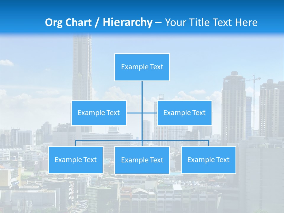 High Cars Downtown PowerPoint Template