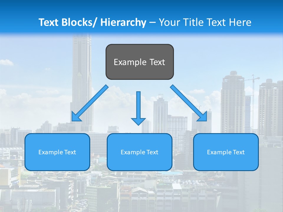High Cars Downtown PowerPoint Template