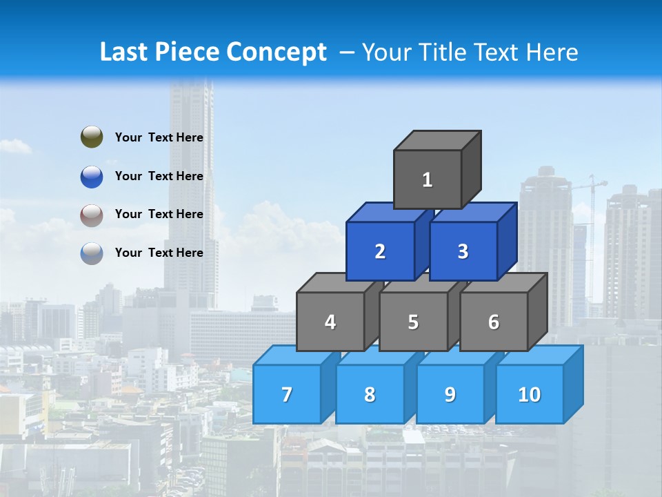 High Cars Downtown PowerPoint Template