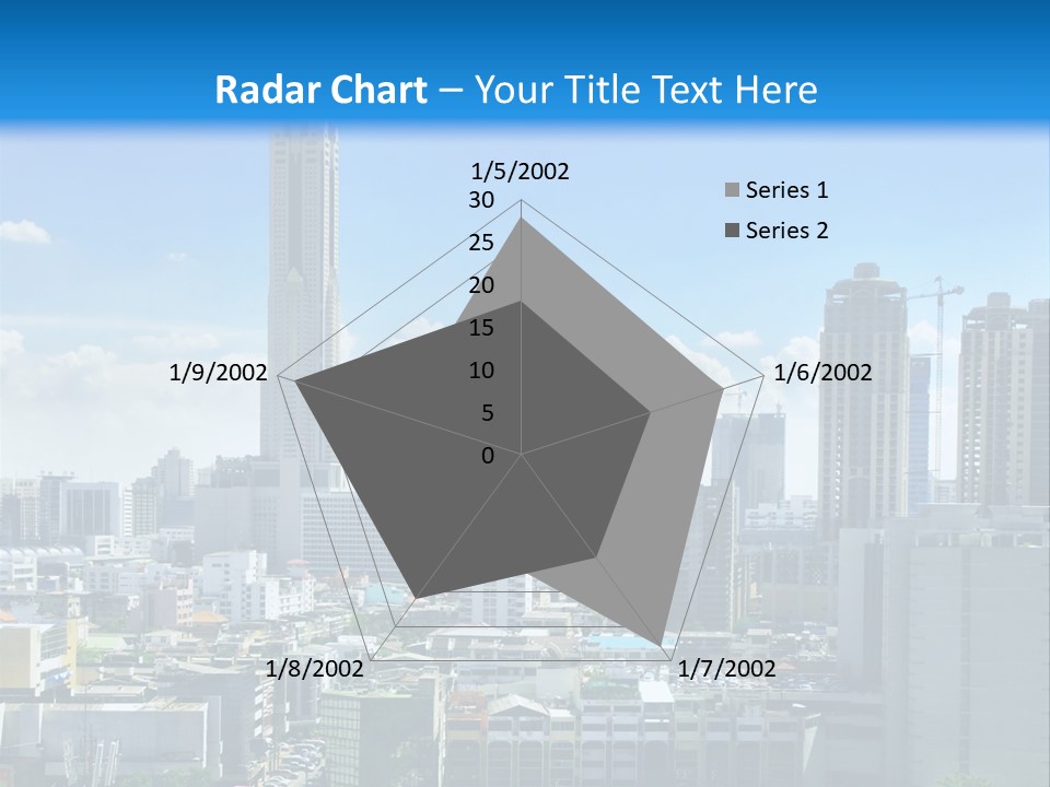 High Cars Downtown PowerPoint Template