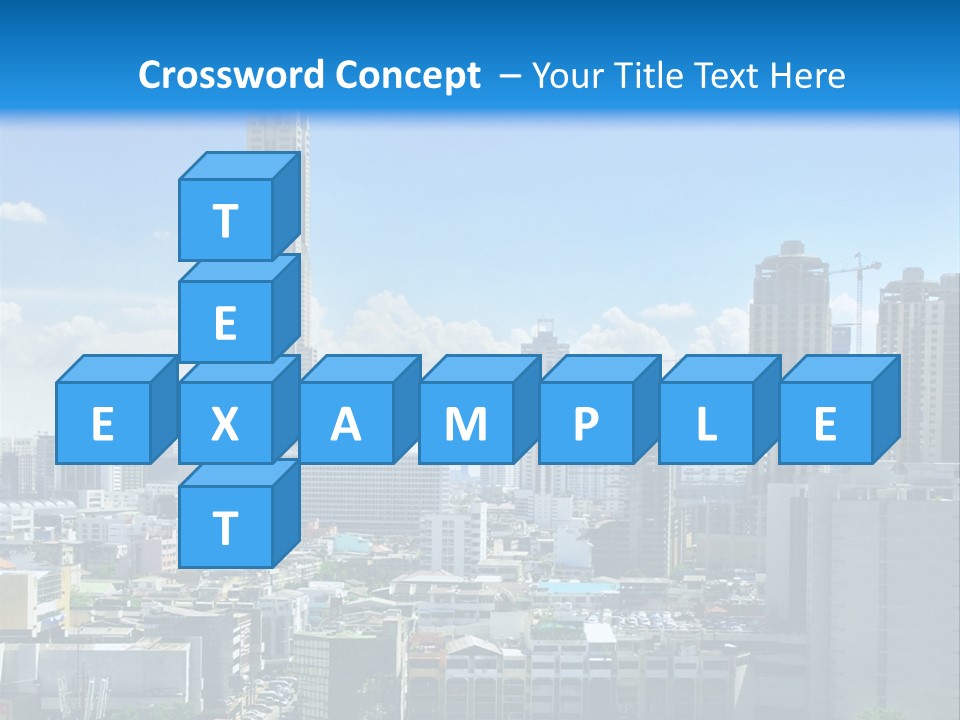High Cars Downtown PowerPoint Template