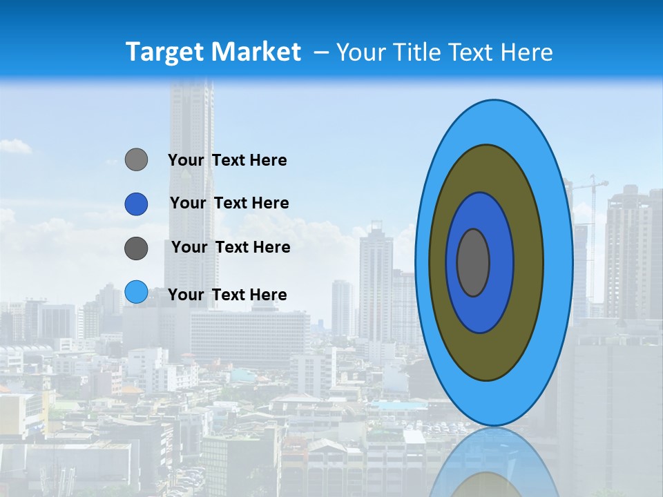 High Cars Downtown PowerPoint Template