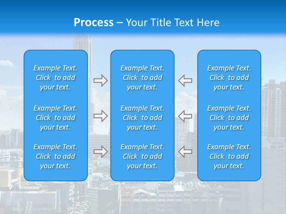 High Cars Downtown PowerPoint Template