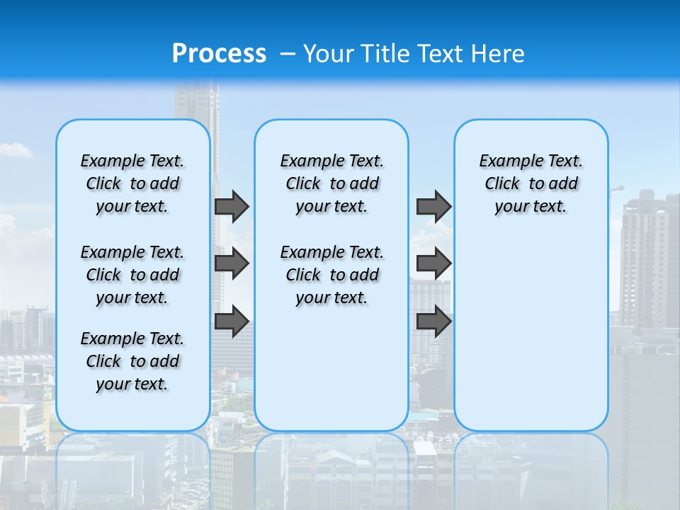 High Cars Downtown PowerPoint Template