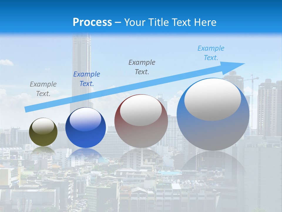 High Cars Downtown PowerPoint Template