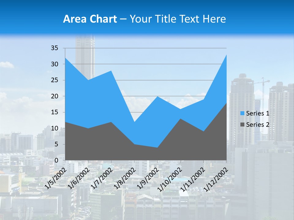 High Cars Downtown PowerPoint Template