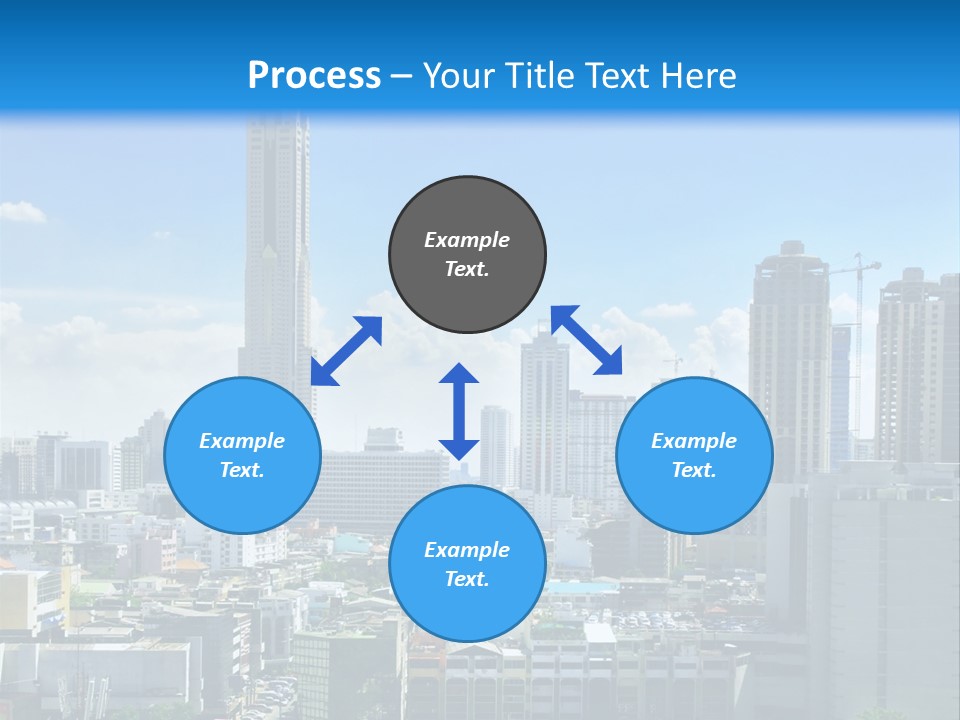 High Cars Downtown PowerPoint Template