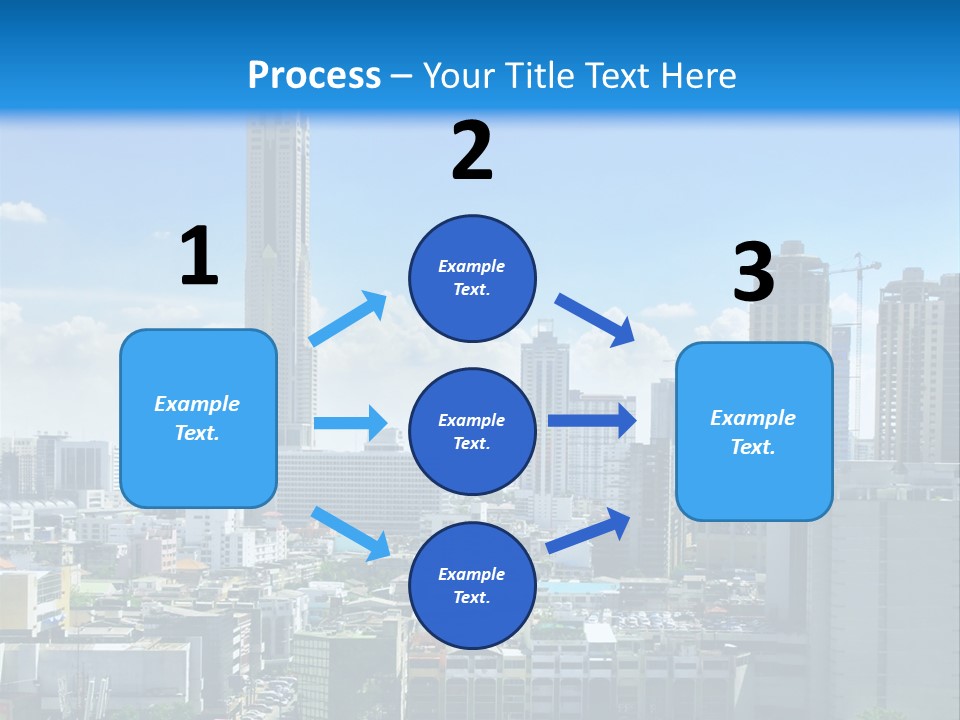 High Cars Downtown PowerPoint Template