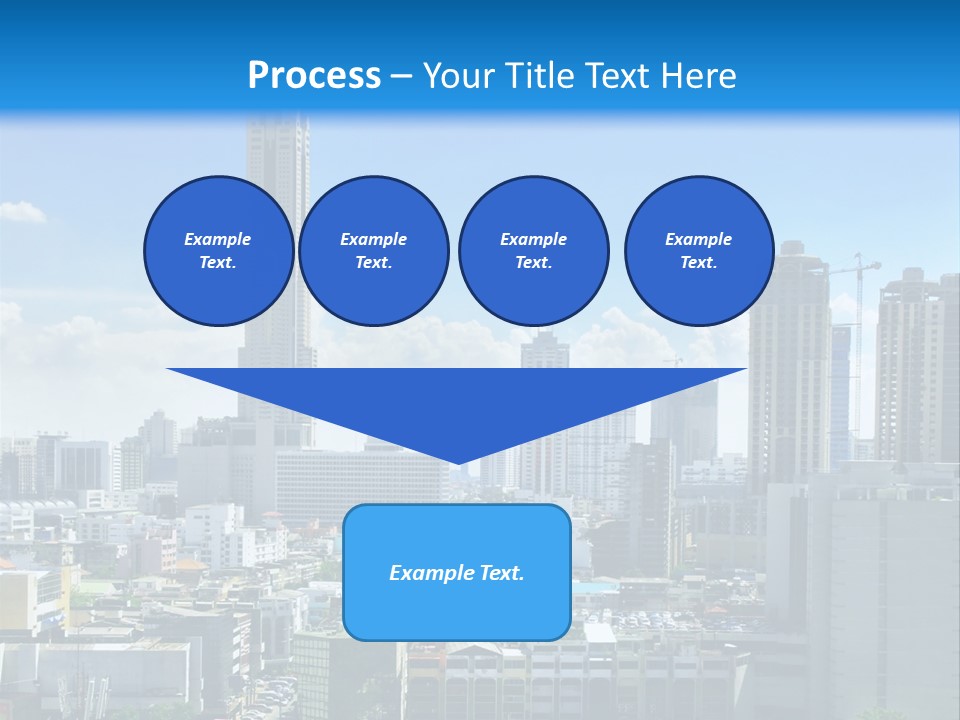 High Cars Downtown PowerPoint Template