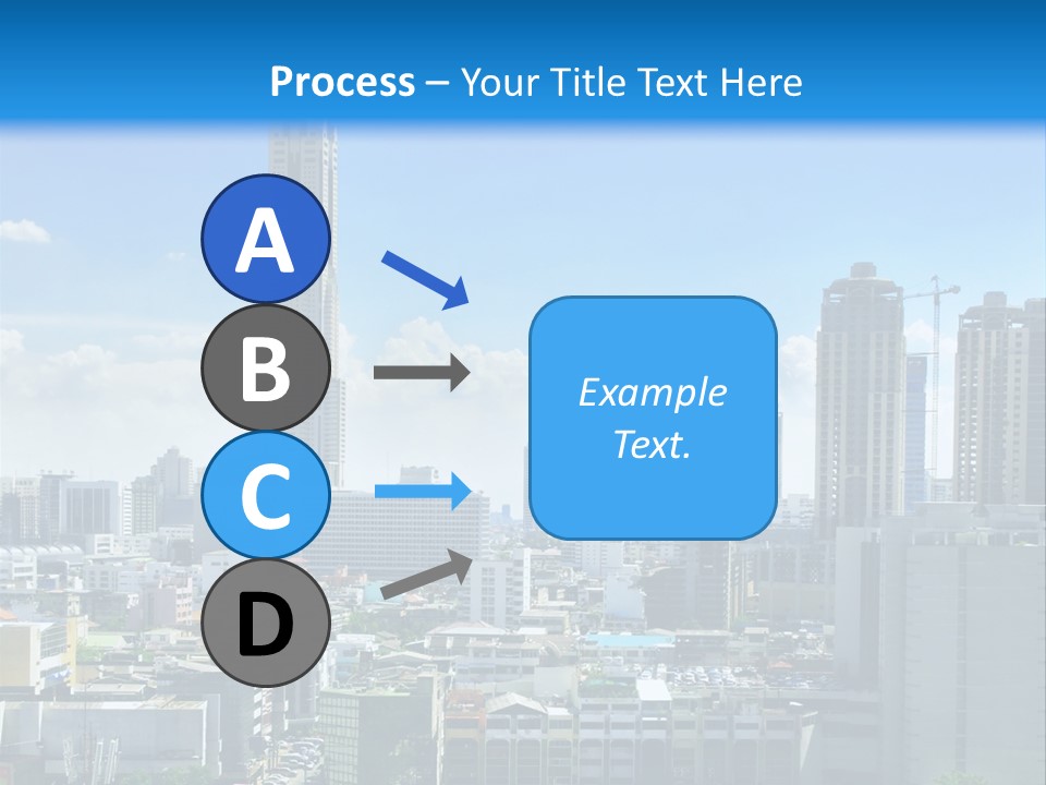 High Cars Downtown PowerPoint Template