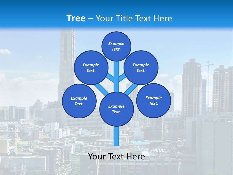 High Cars Downtown PowerPoint Template