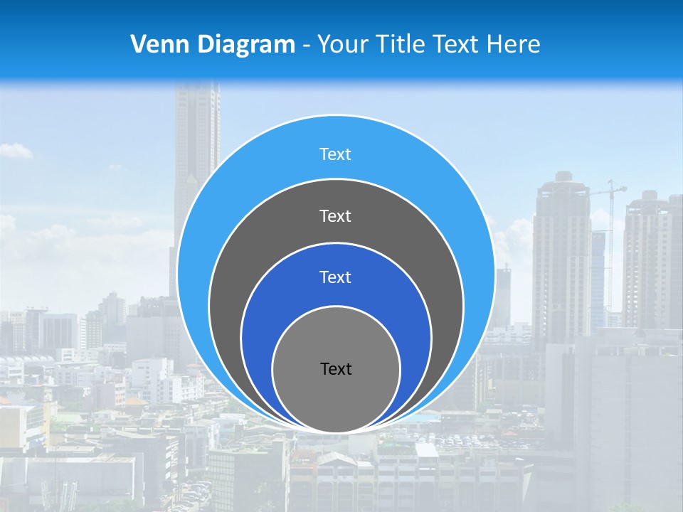 High Cars Downtown PowerPoint Template