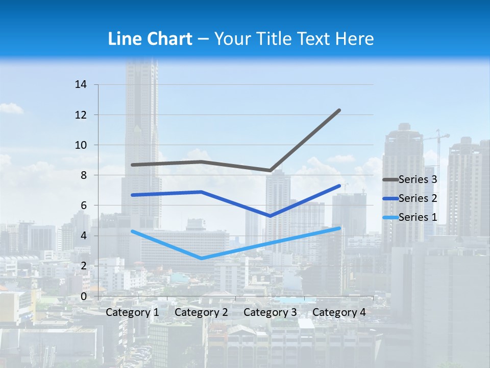 High Cars Downtown PowerPoint Template