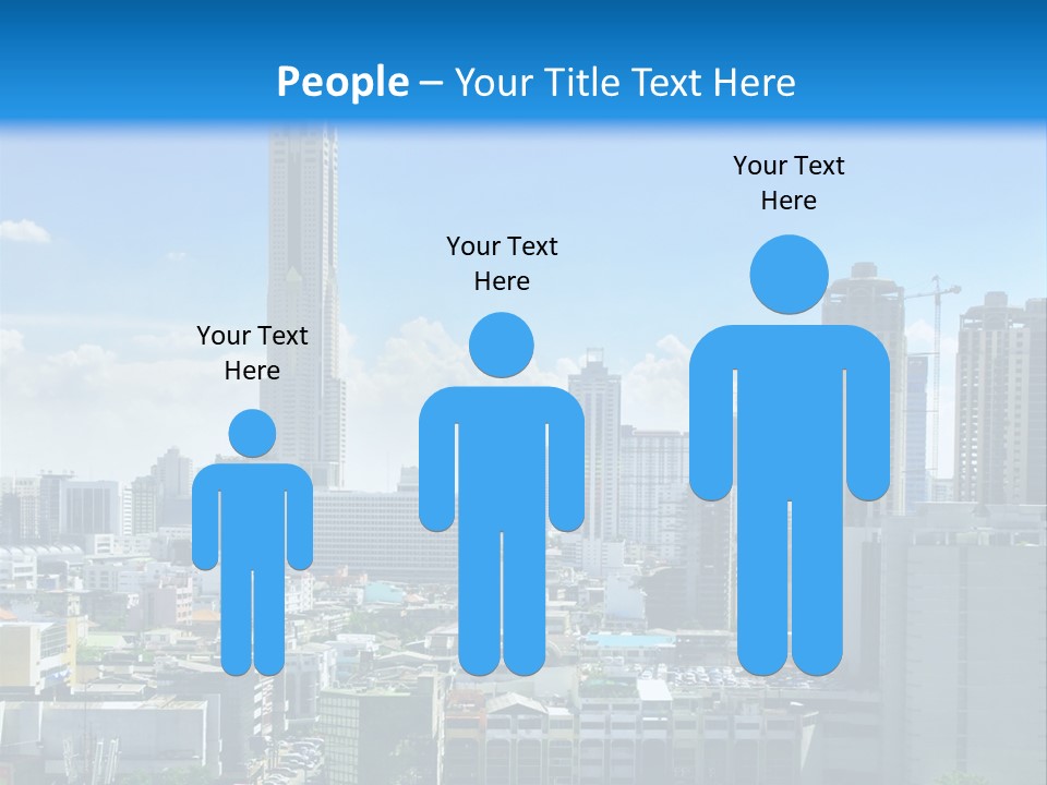 High Cars Downtown PowerPoint Template