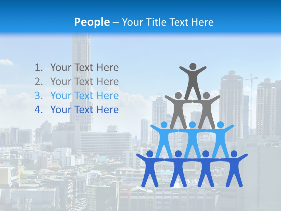 High Cars Downtown PowerPoint Template