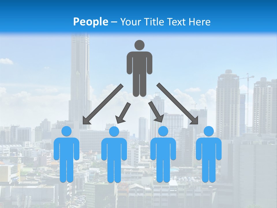 High Cars Downtown PowerPoint Template