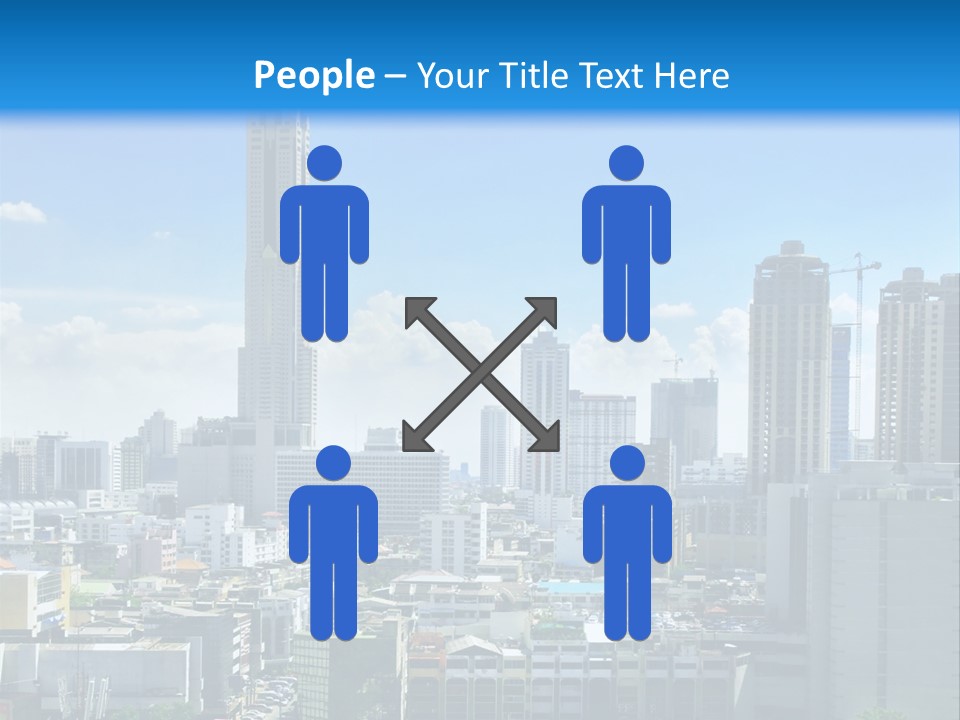 High Cars Downtown PowerPoint Template