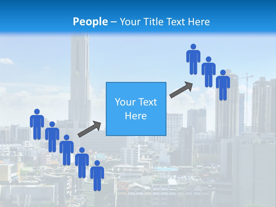 High Cars Downtown PowerPoint Template