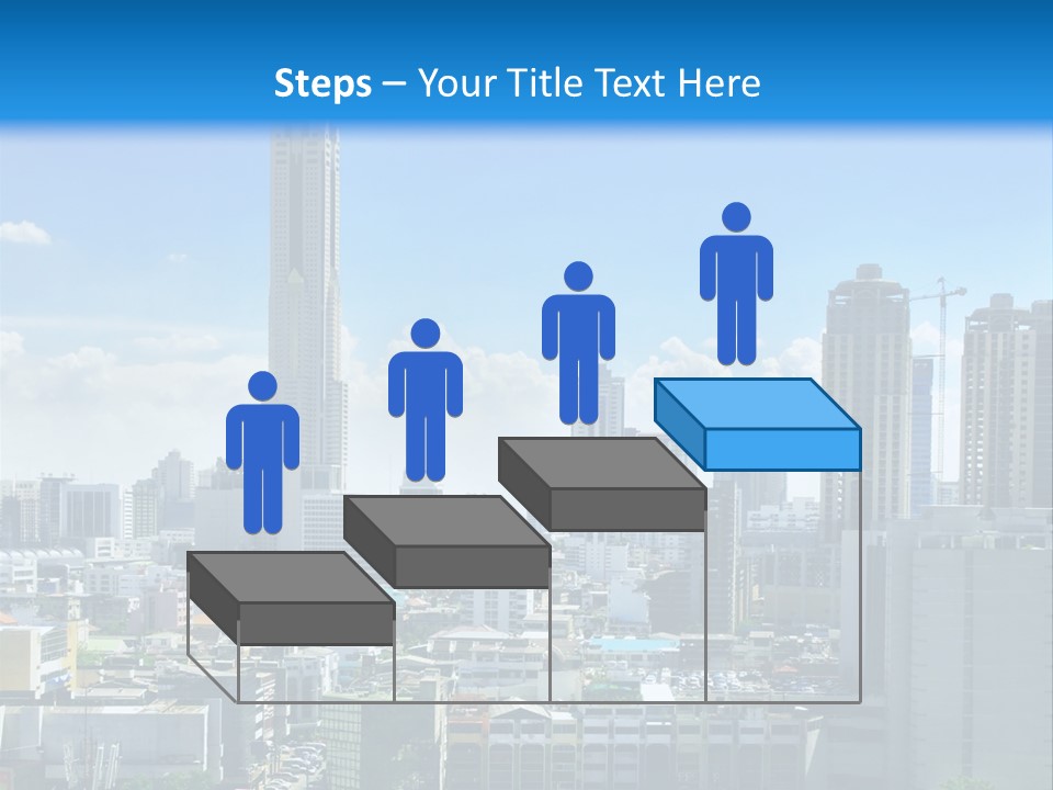 High Cars Downtown PowerPoint Template