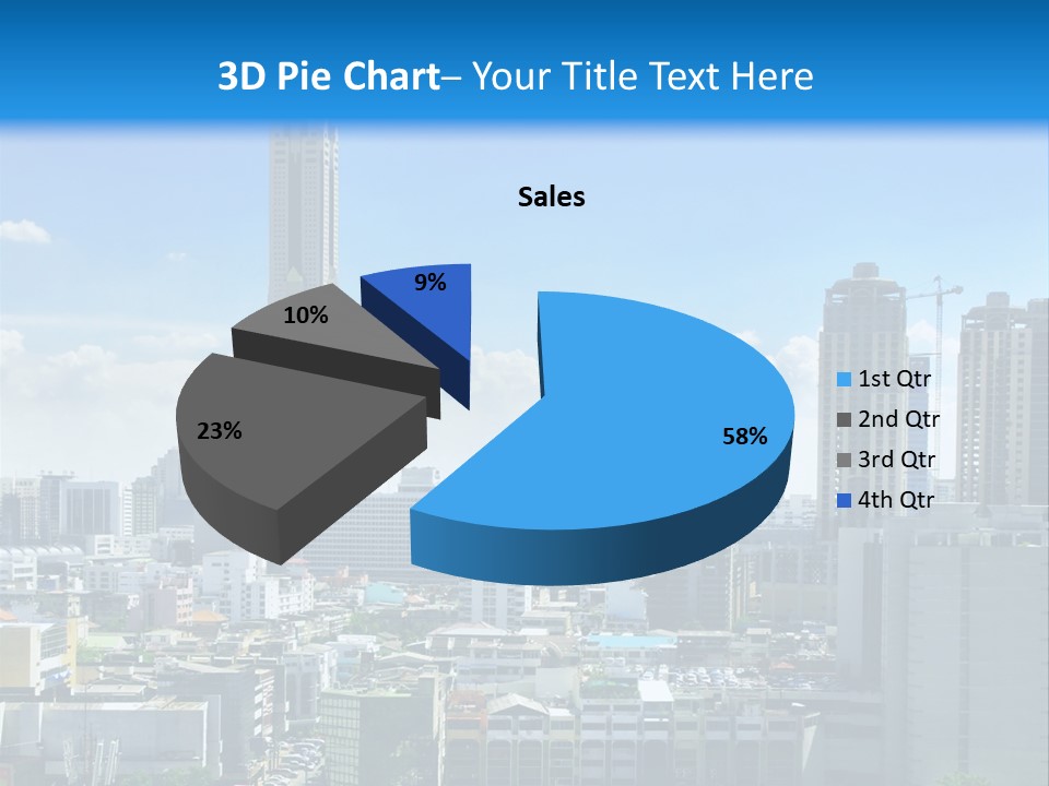 High Cars Downtown PowerPoint Template