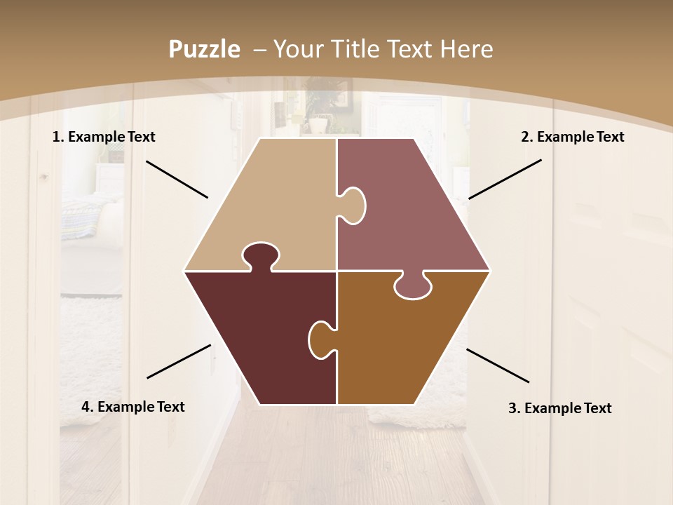 Door Green Area PowerPoint Template